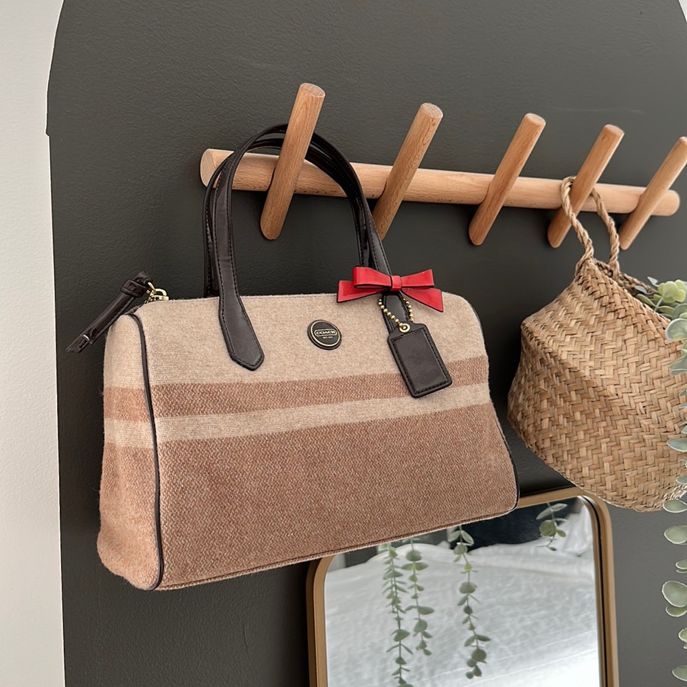 COACH wool purse 👜